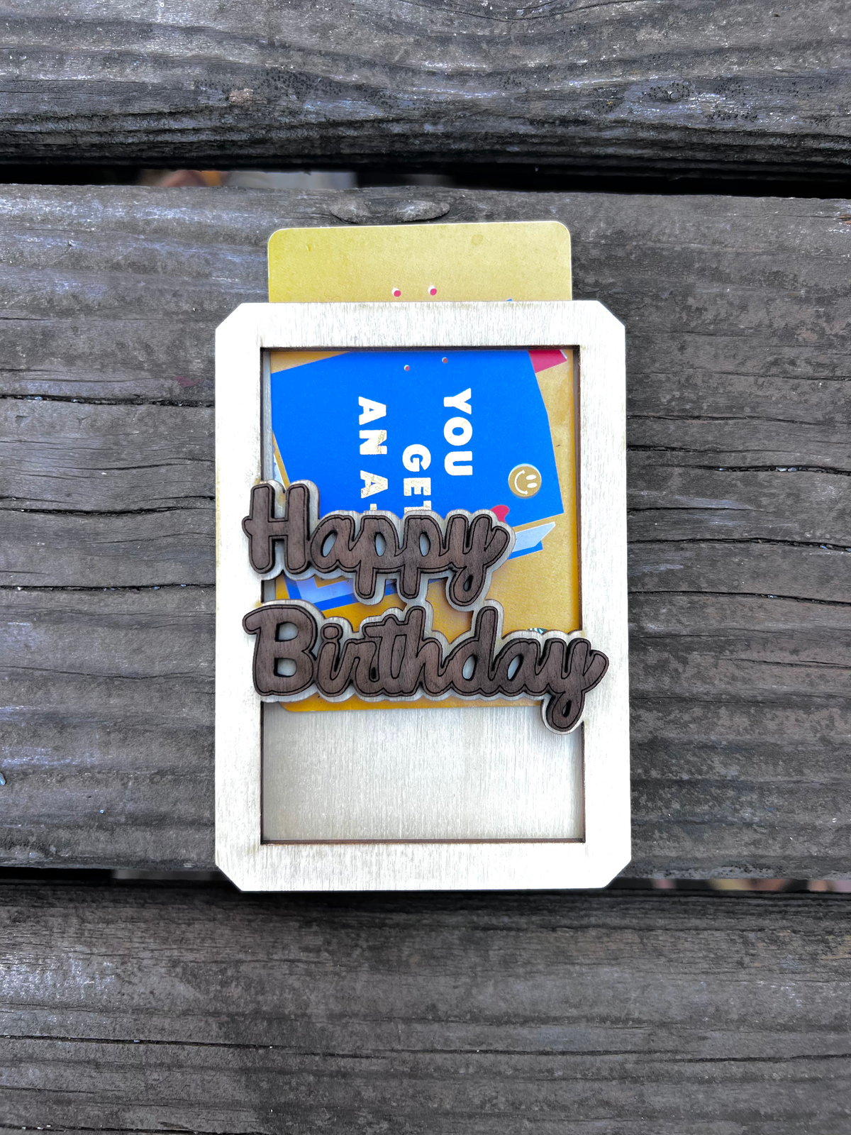 Happy Birthday Gift Card Holder