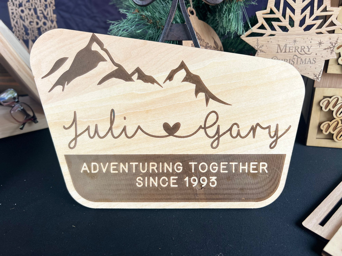 National Park Sign Welcome Sign Anniversary Wedding Gift RV Camper Personalized Sign