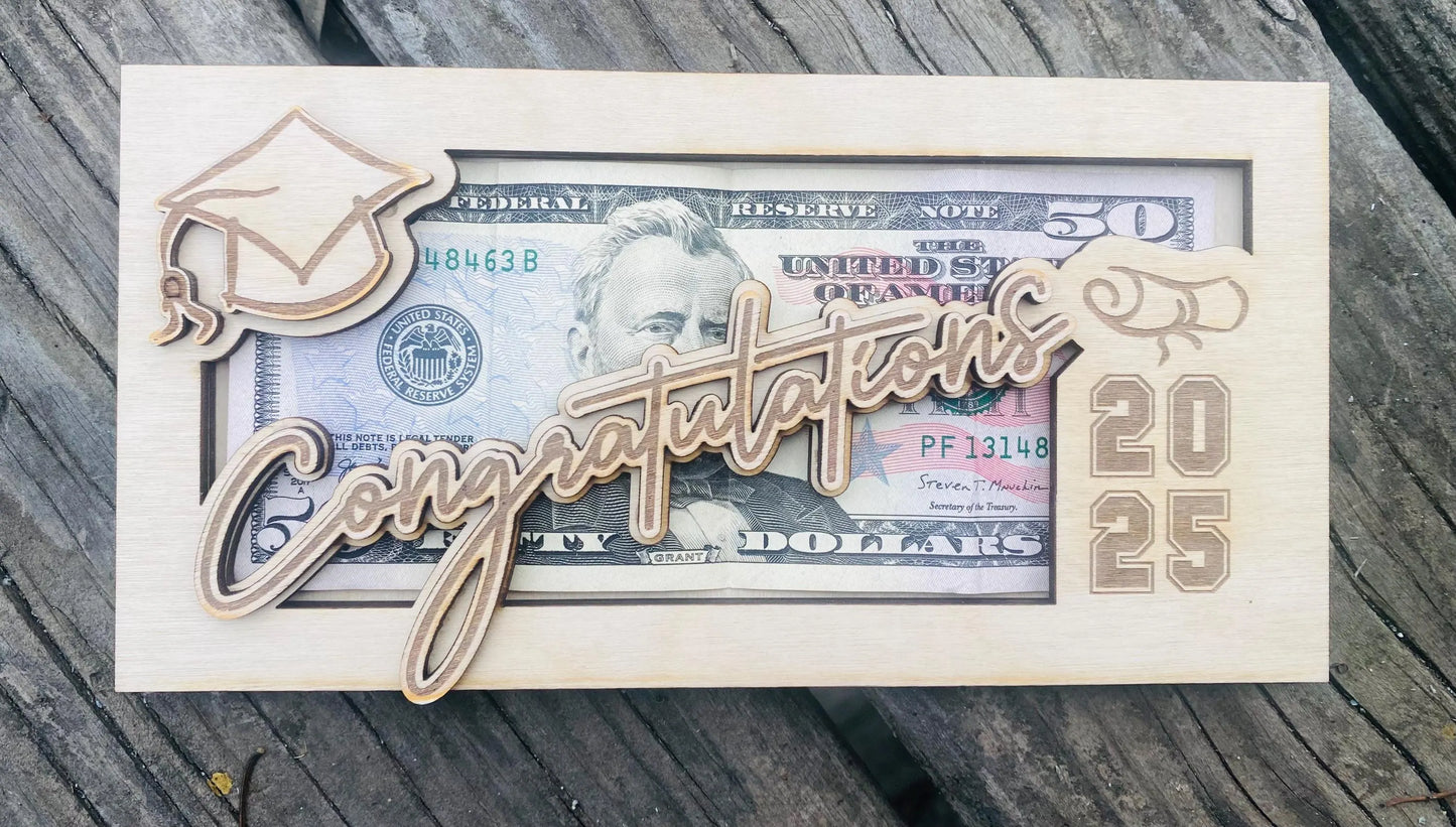 Graduation Money Holder 2025 Grad Gift Money Card Cash Gift Graduation 2025