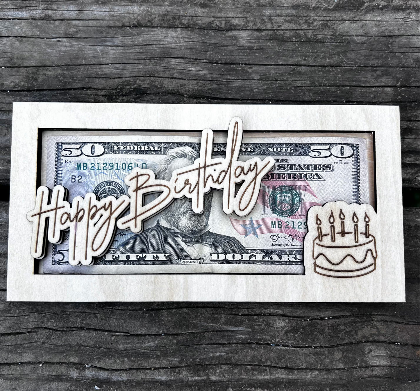 Birthday Money Holder Gift Card Money Birthday Money Custom Handmade Keepsake Birthday Gift