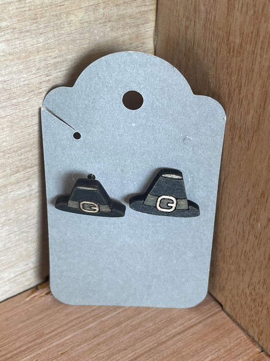 Pilgrim Hat Earrings