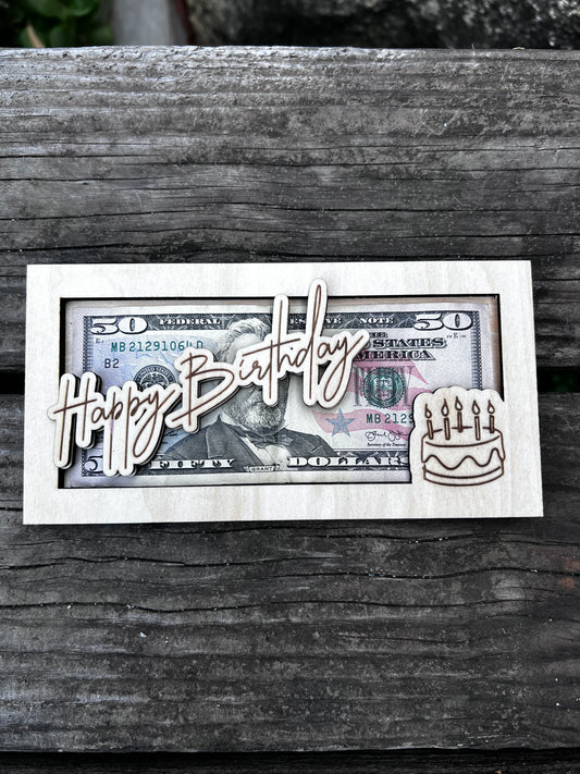 Happy Birthday Gift Card Holder