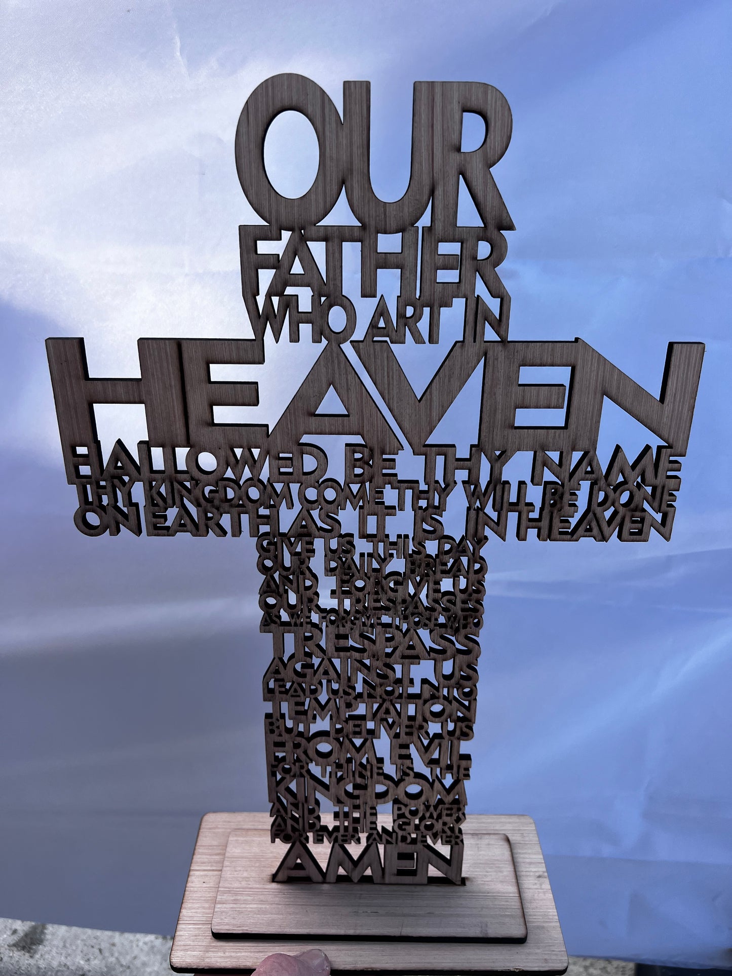 Lords Prayer Cross