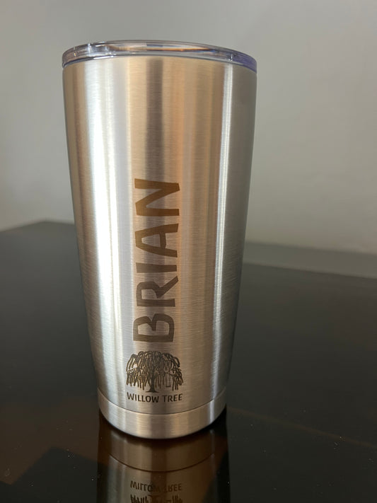 Custom 20oz tumbler Laser engraved