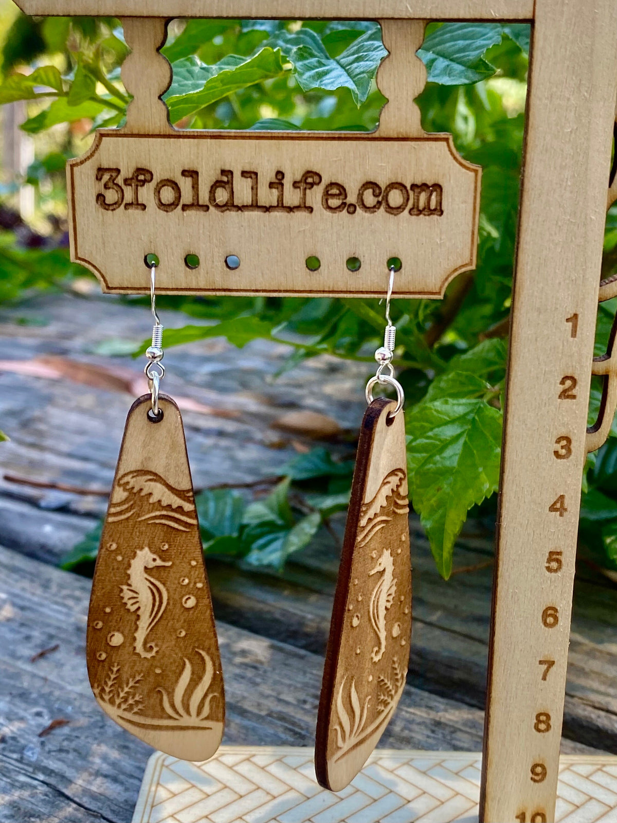 Sea horses in the surf